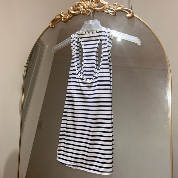 Athleta Tops - Athleta Women's Striped Tank Top Black & White